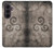 S2892 三脚巴シンボル Triskele Symbol Stone Texture Samsung Galaxy Z Fold 8 Ultra バックケース、フリップケース・カバー
