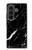 S2895 ブラックマーブルグラフィックプリント Black Marble Graphic Printed Samsung Galaxy Z Fold 8 Ultra バックケース、フリップケース・カバー