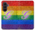 S2899 レインボーLGBTゲイプライド旗 Rainbow LGBT Gay Pride Flag Samsung Galaxy Z Fold 8 Ultra バックケース、フリップケース・カバー