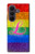 S2900 レインボーLGBTレズビアンプライド旗 Rainbow LGBT Lesbian Pride Flag Samsung Galaxy Z Fold 8 Ultra バックケース、フリップケース・カバー