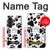 S2904 犬ポウ Dog Paw Prints Samsung Galaxy Z Fold 8 Ultra バックケース、フリップケース・カバー