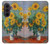 S2937 クロード・モネ ひまわり Claude Monet Bouquet of Sunflowers Samsung Galaxy Z Fold 8 Ultra バックケース、フリップケース・カバー