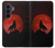 S2955 狼は赤月にハウリング Wolf Howling Red Moon Samsung Galaxy Z Fold 8 Ultra バックケース、フリップケース・カバー