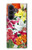 S3205 レトロ花 Retro Art Flowers Samsung Galaxy Z Fold 8 Ultra バックケース、フリップケース・カバー