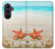 S3212 シーシェルズ・ヒトデ・ビーチ Sea Shells Starfish Beach Samsung Galaxy Z Fold 8 Ultra バックケース、フリップケース・カバー