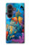S3227 水中の世界の漫画 Underwater World Cartoon Samsung Galaxy Z Fold 8 Ultra バックケース、フリップケース・カバー