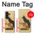 S3229 ヴィンテージ猫ポスター Vintage Cat Poster Samsung Galaxy Z Fold 8 Ultra バックケース、フリップケース・カバー