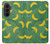 S3286 バナナの果物柄 Banana Fruit Pattern Samsung Galaxy Z Fold 8 Ultra バックケース、フリップケース・カバー