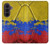 S3306 コロンビアの旗ビンテージフットボールのグラフィック Colombia Flag Vintage Football Graphic Samsung Galaxy Z Fold 8 Ultra バックケース、フリップケース・カバー