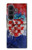 S3313 クロアチアflag Vintage Football Graphic Croatia Flag Vintage Football Graphic Samsung Galaxy Z Fold 8 Ultra バックケース、フリップケース・カバー