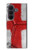 S3316 イングランドの旗ビンテージフットボールのグラフィック England Flag Vintage Football Graphic Samsung Galaxy Z Fold 8 Ultra バックケース、フリップケース・カバー