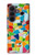 S3391 モザイクアートグラフィック Abstract Art Mosaic Tiles Graphic Samsung Galaxy Z Fold 8 Ultra バックケース、フリップケース・カバー