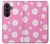 S3500 ピンクの花柄 Pink Floral Pattern Samsung Galaxy Z Fold 8 Ultra バックケース、フリップケース・カバー