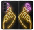 S3512 かわいいミニハート Cute Mini Heart Neon Graphic Samsung Galaxy Z Fold 8 Ultra バックケース、フリップケース・カバー