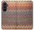 S3752 ジグザグ生地パターングラフィックプリント Zigzag Fabric Pattern Graphic Printed Samsung Galaxy Z Fold 8 Ultra バックケース、フリップケース・カバー