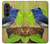 S3839 幸福の青い 鳥青い鳥 Bluebird of Happiness Blue Bird Samsung Galaxy Z Fold 8 Ultra バックケース、フリップケース・カバー