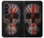 S3848 イギリスの旗の頭蓋骨 United Kingdom Flag Skull Samsung Galaxy Z Fold 8 Ultra バックケース、フリップケース・カバー