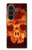 S3881 ファイアスカル Fire Skull Samsung Galaxy Z Fold 8 Ultra バックケース、フリップケース・カバー