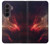 S3897 赤い星雲の宇宙 Red Nebula Space Samsung Galaxy Z Fold 8 Ultra バックケース、フリップケース・カバー