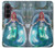S3911 可愛いリトルマーメイド アクアスパ Cute Little Mermaid Aqua Spa Samsung Galaxy Z Fold 8 Ultra バックケース、フリップケース・カバー