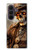 S3949 スチームパンクなスカルの喫煙 Steampunk Skull Smoking Samsung Galaxy Z Fold 8 Ultra バックケース、フリップケース・カバー