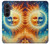 S3966 芸術的な太陽と月 Artistic Sun Moon Samsung Galaxy Z Fold 8 Ultra バックケース、フリップケース・カバー