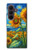 S4019 ひまわり ヴァン・ゴッホ風 Sunflower Van Gogh Style Samsung Galaxy Z Fold 8 Ultra バックケース、フリップケース・カバー