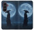 S4034 侍の月夜 Samurai Moon Night Samsung Galaxy Z Fold 8 Ultra バックケース、フリップケース・カバー