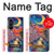 S4083 月夜のベネチア風景 Colorful Painting Moonlit Venice City Samsung Galaxy Z Fold 8 Ultra バックケース、フリップケース・カバー