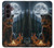 S4095 森のクマ幻想画 Majestic Bear Indian Wilderness Art Samsung Galaxy Z Fold 8 Ultra バックケース、フリップケース・カバー