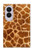 S0422 キリンの皮 Giraffe Skin Samsung Galaxy Z Fold 8 バックケース、フリップケース・カバー