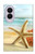 S1117 ビーチのヒトデ Starfish on the Beach Samsung Galaxy Z Fold 8 バックケース、フリップケース・カバー
