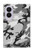 S1721 雪迷彩グラフィックプリント Snow Camo Camouflage Graphic Printed Samsung Galaxy Z Fold 8 バックケース、フリップケース・カバー