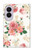 S1859 ローズ柄 Rose Pattern Samsung Galaxy Z Fold 8 バックケース、フリップケース・カバー