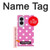 S2358 ピンクの水玉 Pink Polka Dots Samsung Galaxy Z Fold 8 バックケース、フリップケース・カバー