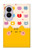 S2442 可愛い猫 漫画 Cute Cat Cartoon Funny Samsung Galaxy Z Fold 8 バックケース、フリップケース・カバー