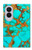 S2688 アクアターコイズ宝石グラフィックプリント Aqua Copper Turquoise Gemstone Graphic Printed Samsung Galaxy Z Fold 8 バックケース、フリップケース・カバー