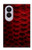 S2879 レッドアロワナのスケール Red Arowana Fish Scale Samsung Galaxy Z Fold 8 バックケース、フリップケース・カバー