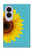 S3039 ひまわり Vintage Sunflower Blue Samsung Galaxy Z Fold 8 バックケース、フリップケース・カバー
