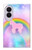 S3070 レインボーユニコーンパステル Rainbow Unicorn Pastel Sky Samsung Galaxy Z Fold 8 バックケース、フリップケース・カバー