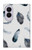 S3085 羽 Feather Paint Pattern Samsung Galaxy Z Fold 8 バックケース、フリップケース・カバー