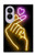 S3512 かわいいミニハート Cute Mini Heart Neon Graphic Samsung Galaxy Z Fold 8 バックケース、フリップケース・カバー