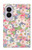 S3688 花の花のアートパターン Floral Flower Art Pattern Samsung Galaxy Z Fold 8 バックケース、フリップケース・カバー