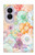 S3705 パステルフローラルフラワー Pastel Floral Flower Samsung Galaxy Z Fold 8 バックケース、フリップケース・カバー