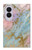 S3717 ローズゴールドブルーパステル大理石グラフィックプリント Rose Gold Blue Pastel Marble Graphic Printed Samsung Galaxy Z Fold 8 バックケース、フリップケース・カバー