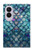 S3809 人魚の鱗 Mermaid Fish Scale Samsung Galaxy Z Fold 8 バックケース、フリップケース・カバー