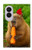 S4068 カピバラ蝶 Capybara Butterfly Samsung Galaxy Z Fold 8 バックケース、フリップケース・カバー