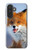 S0417 狐 Fox Samsung Galaxy A27 バックケース、フリップケース・カバー