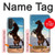 S0934 黒野生馬 Wild Black Horse Samsung Galaxy A27 バックケース、フリップケース・カバー