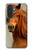 S1595 美しいブラウン馬 Beautiful Brown Horse Samsung Galaxy A27 バックケース、フリップケース・カバー